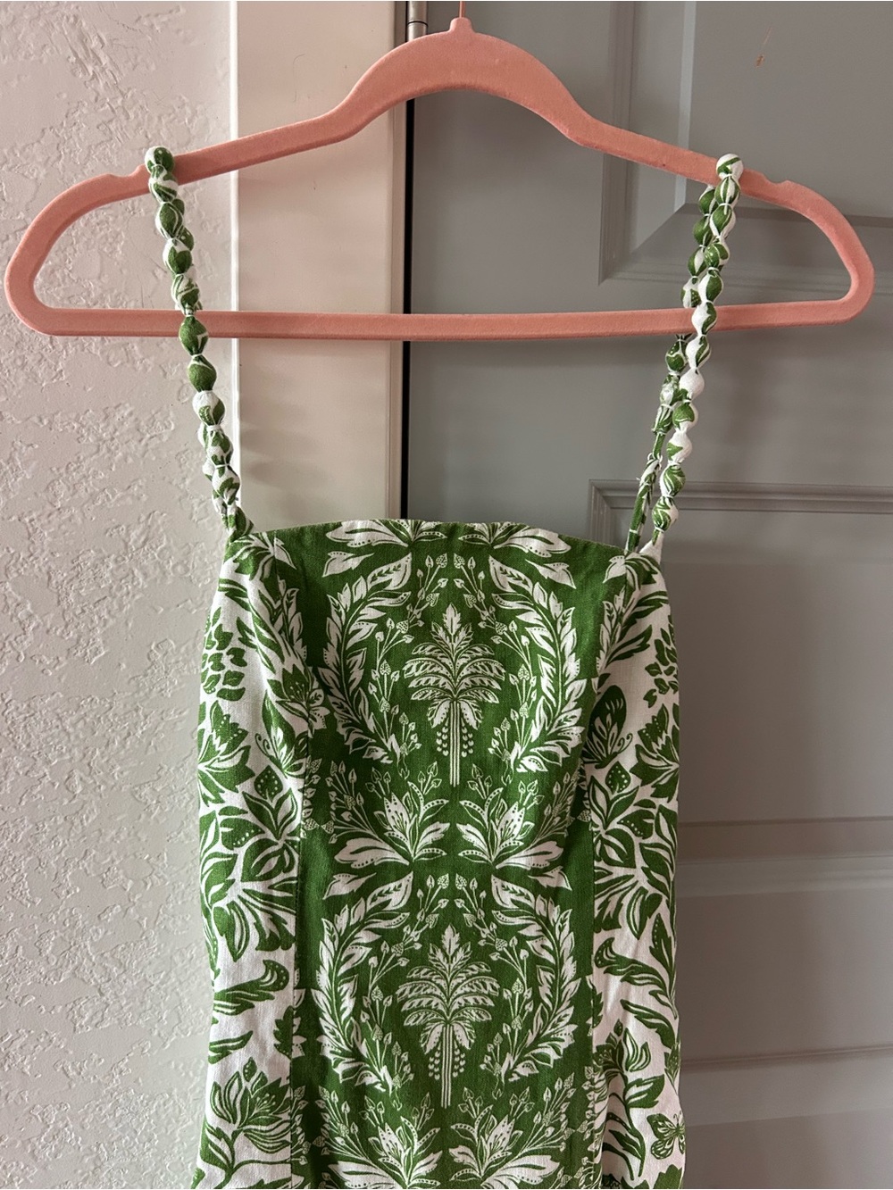 Farm Rio Delicate Tapestry Linen Drop Waist Midi Dress - Picture 6 of 10